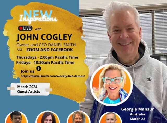Going to bed early tonight to get up at 3am for my global watercolour demo and chat with @danielsmithartistsmaterials owner , John Cogley. I’ve got some cool tips and techniques to share with you 🎨👩🏼‍🎨! #watercolor #watercolour #funstuff #letspaint #iteachart #letsgo #artislife #lifeisart #passion #painting #australianartist #international www.georgiamansur.com